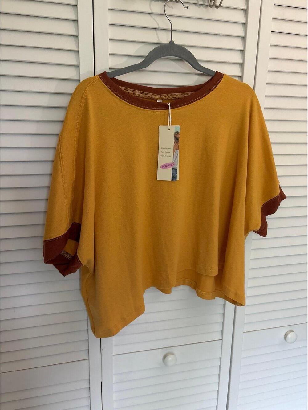 Lot of 2 Cropped Shirts Dokotoo Size Small - Picture 5 of 8